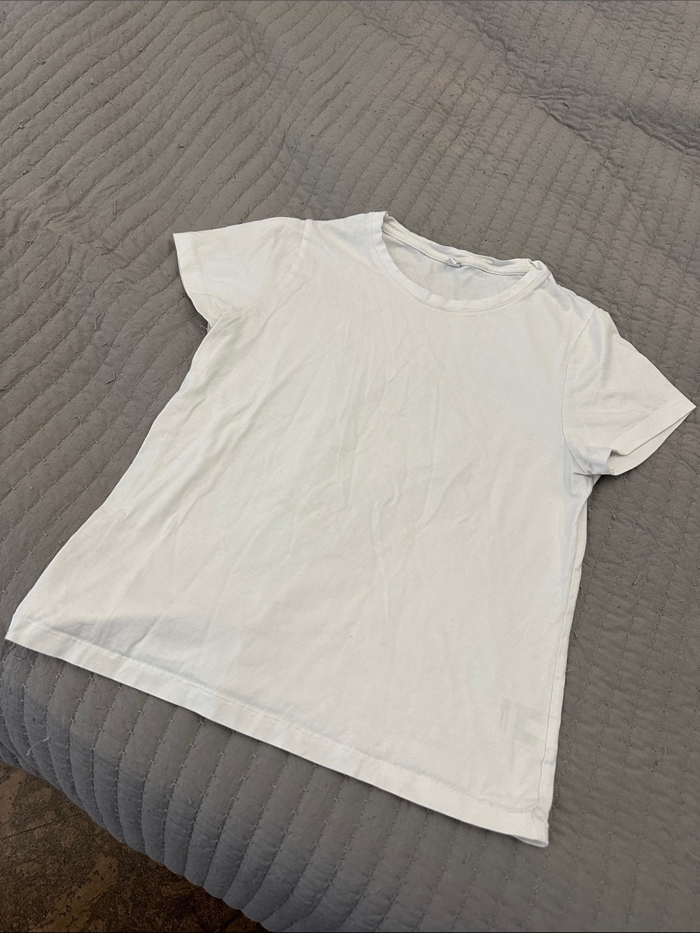 Uniqlo Women's Short Sleeve Crew Tee - White